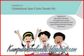 Check spelling or type a new query. Kunci Jawaban Halaman 99 100 101 102 103 Tema 4 Kelas 6 Buku Tematik Siswa Kumpulan Soal Ujian