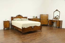 If you're looking for a great queen bedroom set to transform your personal space, then you're in the right place! Sold Satinwood Carved Vintage 4 Pc Bedroom Set Queen Size Bed 32120 Harp Gallery Antiques Furniture