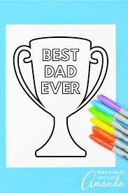 To begin, you will need to download and print the project template below. Printable Father S Day Card Crafts By Amanda