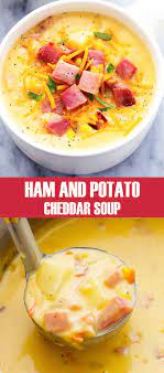 Ham And Potato Cheddar Soup All Recipes Potato Cheddar Soup Recipes Homemade Soup