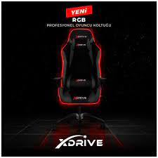 xdrive akinci rgb gri siyah oyuncu koltugu itopya