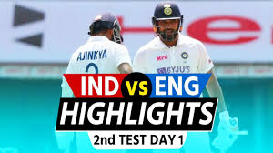 India vs england, live cricket commentary. Highlights India Vs England 2nd Test Day 1 Full Highlights Youtube