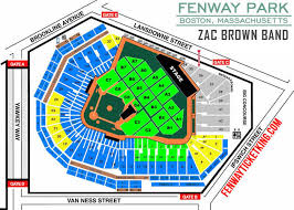 Zac Brown Band Fenway Park Tickets Fenway Ticket King