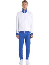 Bilderesultat for franz beckenbauer tracksuit. Adidas Originals Franz Beckenbauer Tracksuit In White Blue Blue For Men Lyst