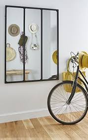 Miroir 3 Bandes Metal Decoration Gris Decoration Castorama