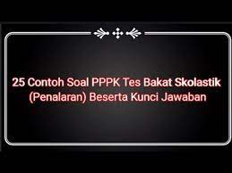 We did not find results for: 25 Contoh Soal Pppk Tes Bakat Skolastik Penalaran Beserta Kunci Jawaban Youtube