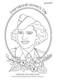 Margaret Bourke White Asserted Herself As A War Photographer At A Time When Women Weren T Allo Coloring Pages International Women S Day International Girls Day