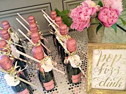 Bubbly Bar Blush Pink Gold Bridal Wedding Shower Party Ideas Photo 2 Of 39 Bridal Shower Champagne Bridal Shower Brunch Pink Bridal Shower