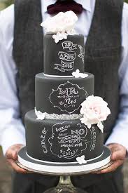 39 Black And White Wedding Cakes Ideas Wedding Forward Wedding Cake Toppers Chalkboard Wedding Cake Black And White Wedding Cake