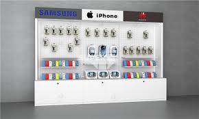 And whether design display rack is ce / eu, or ce. Modern Pegboard Display With Hooks Wall Cell Phone Accessory Display Rack Custom Mobile Cell Phone Shop Interior Design