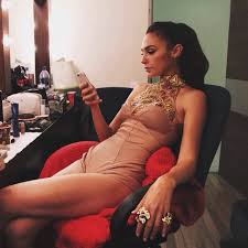 Photographed by tom munro for glamour, april 2016. Gal Gadot Backstage In A One Piece Awaiting A Photoshoot Pics