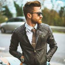Punk Monsieur Mens Fashion Casual Leather Jacket Outfits Mens Outfits