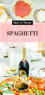 Premium listing on all event materials, printed and digital. How To Throw A Spaghetti Dinner Party Glitter Inc