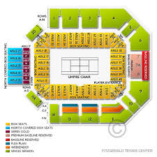 Fitzgerald Tennis Center 2019 Seating Chart