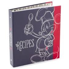 Disney Mickey Mouse Recipe Book Recipe Organizers Birthday Disney Kitchen Decor Mickey Mouse Kitchen Disney Home Decor