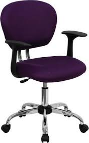 Flash Furniture Mid Back Mesh Task Chairs With Arms And Chrome Bases At Staples Ungu
