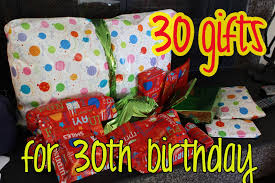 What's the best birthday gift ideas for women turning 30 years old? Smart Idea 30th Male Birthday Present Ideas