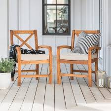 Bring A Welcoming Touch To Any Patio Or Deck With These Beautiful Wood Patio Chairs Constructed From Sol Wood Patio Chairs Outdoor Furniture Sale Patio Chairs
