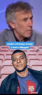 ¿De Jong y Araujo venderlos y traer a Mbappé? #fútbol