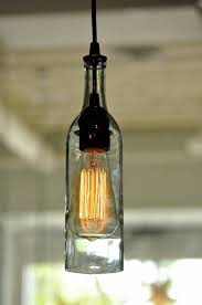 Diy Lampe Aus Weinflaschen Kreative Dekoideen Diy Lampen Selbstgemachte Lampen Lampe
