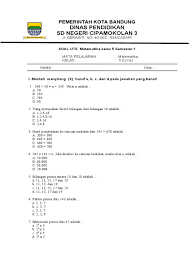 Check spelling or type a new query. Kunci Jawaban Soal Uts Matematika Kelas 5 Semester 1