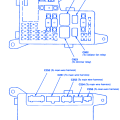Look in the glove box of a wrecked accord, and you may get. Honda Accord L X 1991 Fuse Box Block Circuit Breaker Diagram Carfusebox