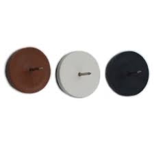 12pcs 30mm Mix 3 Colors Felt Fabric And Plasti Chair Round Felt Glide Nail Soft Bottom Furniture Feet Pad Furniture Feet Colorful Chairs Furniture Accessories