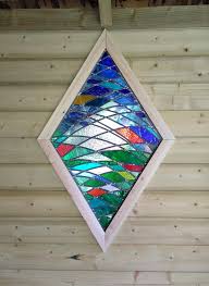 The crystal paint applies like any other paint and it starts to make a beautiful cracked crystal texture look as it dries. The Gazebo Andy S Glass Stained Glass Artist From Leeds