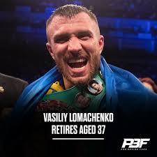💪 396-1 as an Amateur 🥇 2x Olympic Gold medalist 🏆 Three-weight world  champion Enjoy your retirement champ, Vasiliy Lomachenko