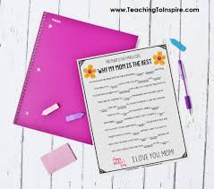 Because that baby sitting next to you in coach won't stop crying. Mother S Day Gift Ideas And Activities For Upper Elementary Teaching With Jennifer Findley