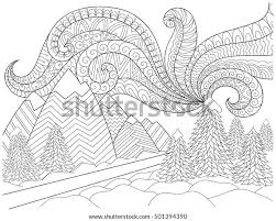 474.07 kb, 1216 x 1668. Mountain Nature Coloring Pages For Kids Drawing With Crayons