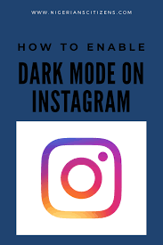 How To Enable Dark Mode For Instagram On Ios And Android Instagram Enabling Dark