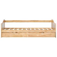 La cena è durata più del previsto? Vidaxl Divano Letto A Scomparsa In Legno Di Pino 90x200 Cm Arredamento Casa Cucina Epto