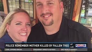 Police remember mother killed by fallen tree during camping trip