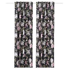 Maybe you would like to learn more about one of these? Rosenmott Blackout Curtains 1 Pair Black Floral Patterned 57x98 Ikea