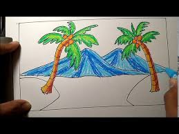 Contoh gambar pemandangan alam yang mudah digambar dizeen. Mudah Contoh Lukisan Pemandangan Yang Mudah Ditiru Youtube