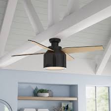 A wide variety of hunter ceiling fans light options are available to you, such as lighting solutions service, warranty(year), and certification. Hunter Fan 52 Cranbrook 4 Blade Led Flush Mount Ceiling Fan With Remote Control And Light Kit Included Reviews Wayfair