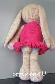 Haakpatroon Knuffelkonijn Meisje Knuffels Crochets4u Een blog over haken, haak patronen, amigurumi, gratis haakpatronen, mrshooked, pippi langkous, olijfje. haakpatroon knuffelkonijn meisje