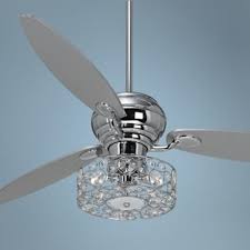 Indoor chrome downrod mount crystal chandelier ceiling fan with light and remote control. 60 Spyder Chrome Ceiling Fan With Crystal Discs Light Kit 11h48 Lamps Plus Chrome Ceiling Fan Crystal Ceiling Fan Ceiling Fan Chandelier