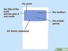 The thesis statement is the sentence that states the main idea of a writing assignment and helps control the ideas within the paper. 3 Ways To Do Visual Analysis In Art History Wikihow