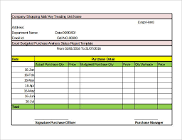 Enter the new data in the blank rows above the total row. Mall Central Sales Report Template Free Report Templates