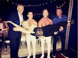 Kate Hudson pictured being lifted by Tony Blair and Sylvester Stallone in  bizarre photo | The Independent | The Independent