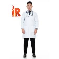 Tak tahu nak prepare apa? Unisex Labcoat Whitecoat White Coat Short Sleeve Ir Apparel Lazada