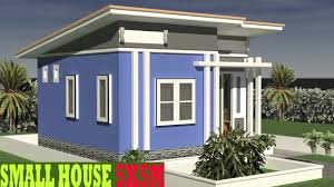 Small House 5x5 M 25 Sq Modelos De Casas Pequenas Y Bonitas Simple House Design Youtube