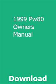 1999 Pw80 Owners Manual Owners Manuals Manual Seadoo