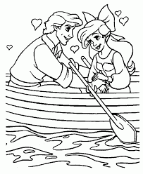 Princesa Ariel Para Colorear