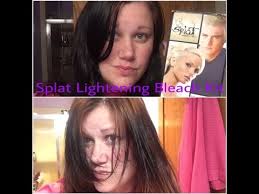 Splat Lightening Bleach Kit On Black Hair
