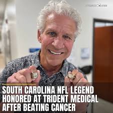 A South Carolina native and two-time Super Bowl champion celebrated a life  win recently. Jim Stuckey is cancer-free after an extensive battle with  head and neck cancer or oropharynx squamous cell carcinoma.