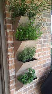 Living Wall Planter Wall Planter Box Herb Garden Etsy Vertical Garden Planters Vertical Garden Diy Large Garden Planters