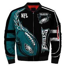 Philadelphia Eagles Bomber Jacket Fashion Winter Coat Gift For Men Jack Sport Shop Philadelphia Eagles Apparel Professional Football Teams Bomber Jacket Fashion
